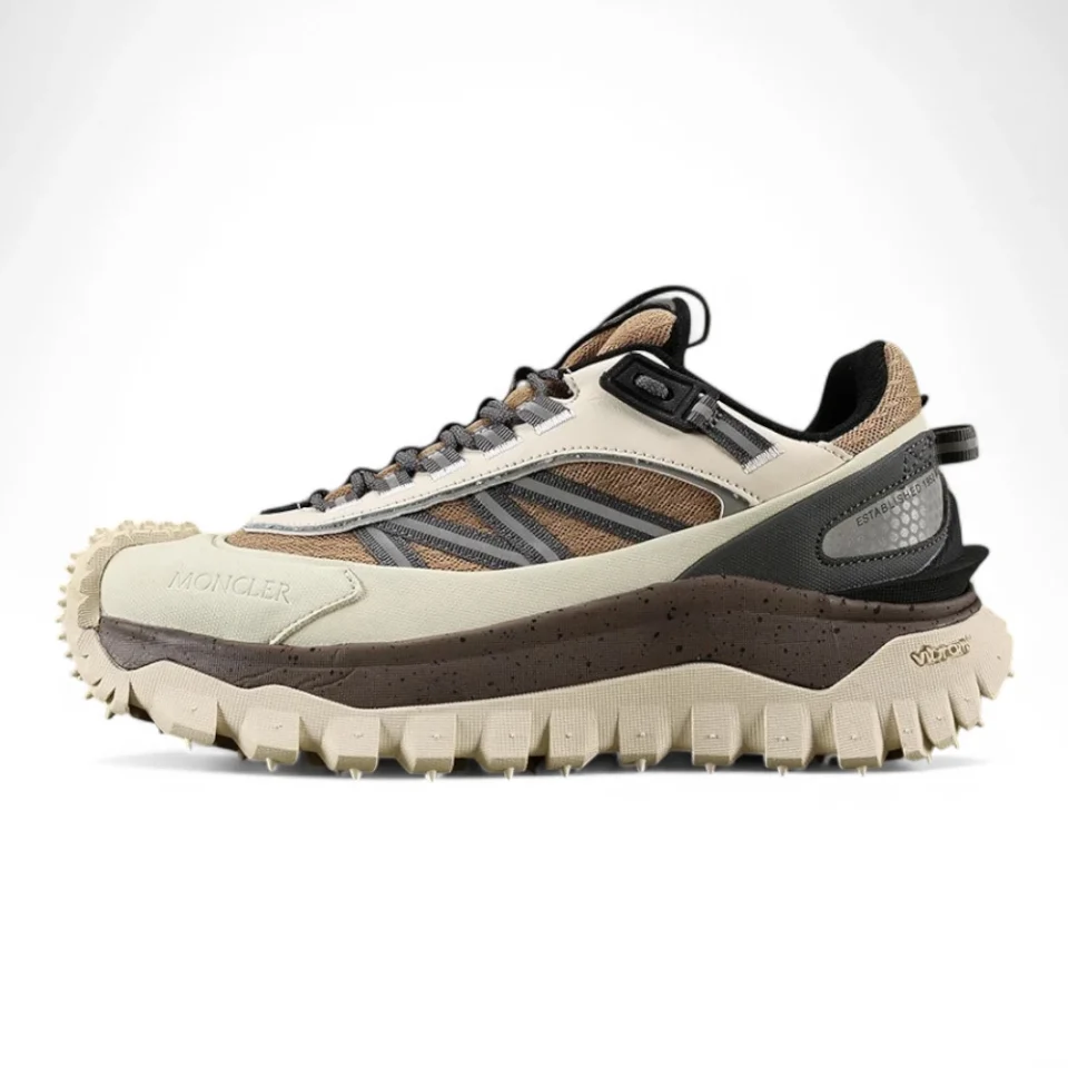 Moncler Trailgrip Beige White Men Replica