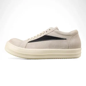 Rick Owens - Vintage Sneaker In Milk & Black