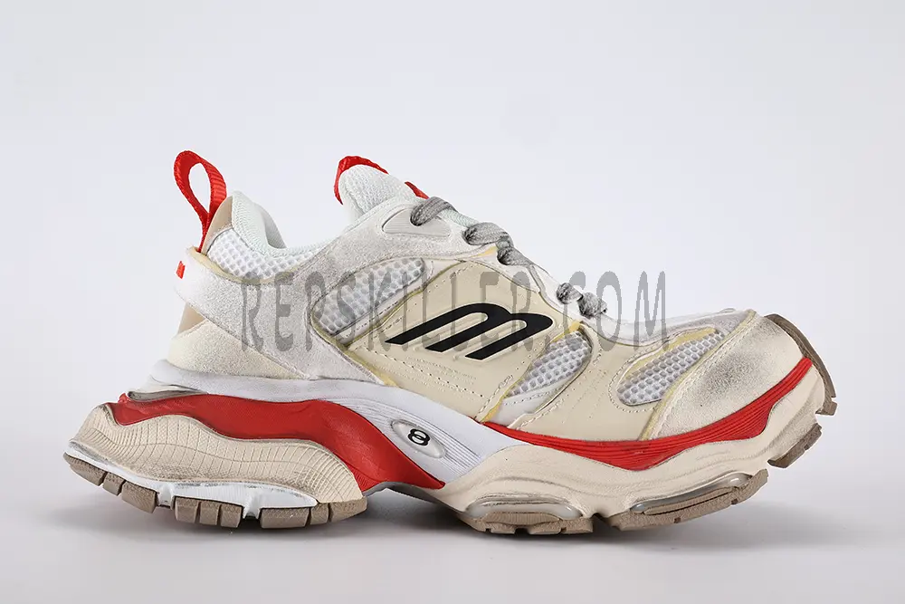 Inside of left shoe