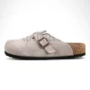 Birkenstock Boston Leather Taupe Suede