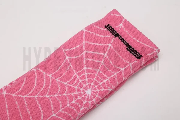 Sp5der SPD Web Pink Socks6