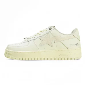 A BATHING APE STA Skateboard Shoes Low-Top Khaki