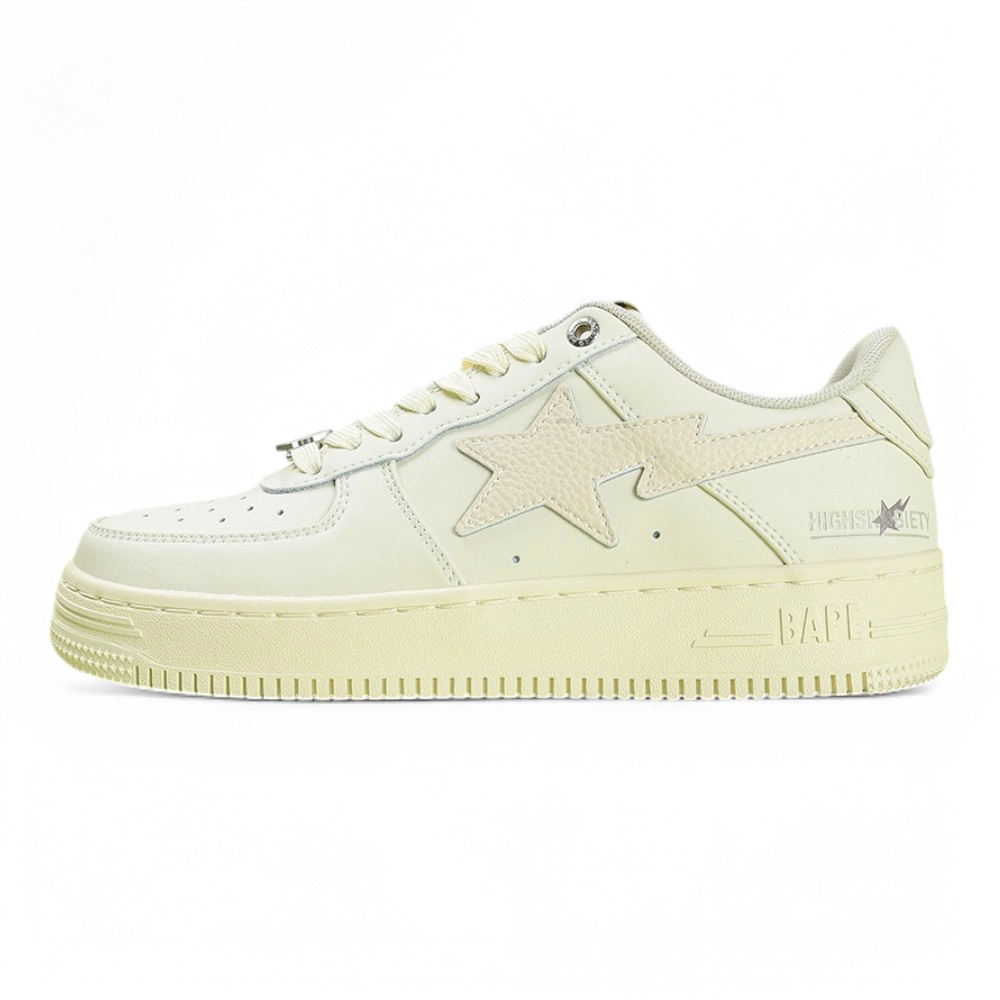 A BATHING APE STA Skateboard Shoes Low-Top Khaki