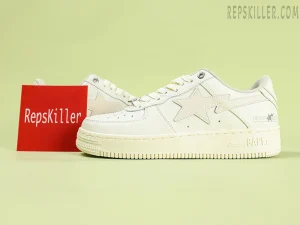 A BATHING APE STA Skateboard Shoes Low-Top Khaki2