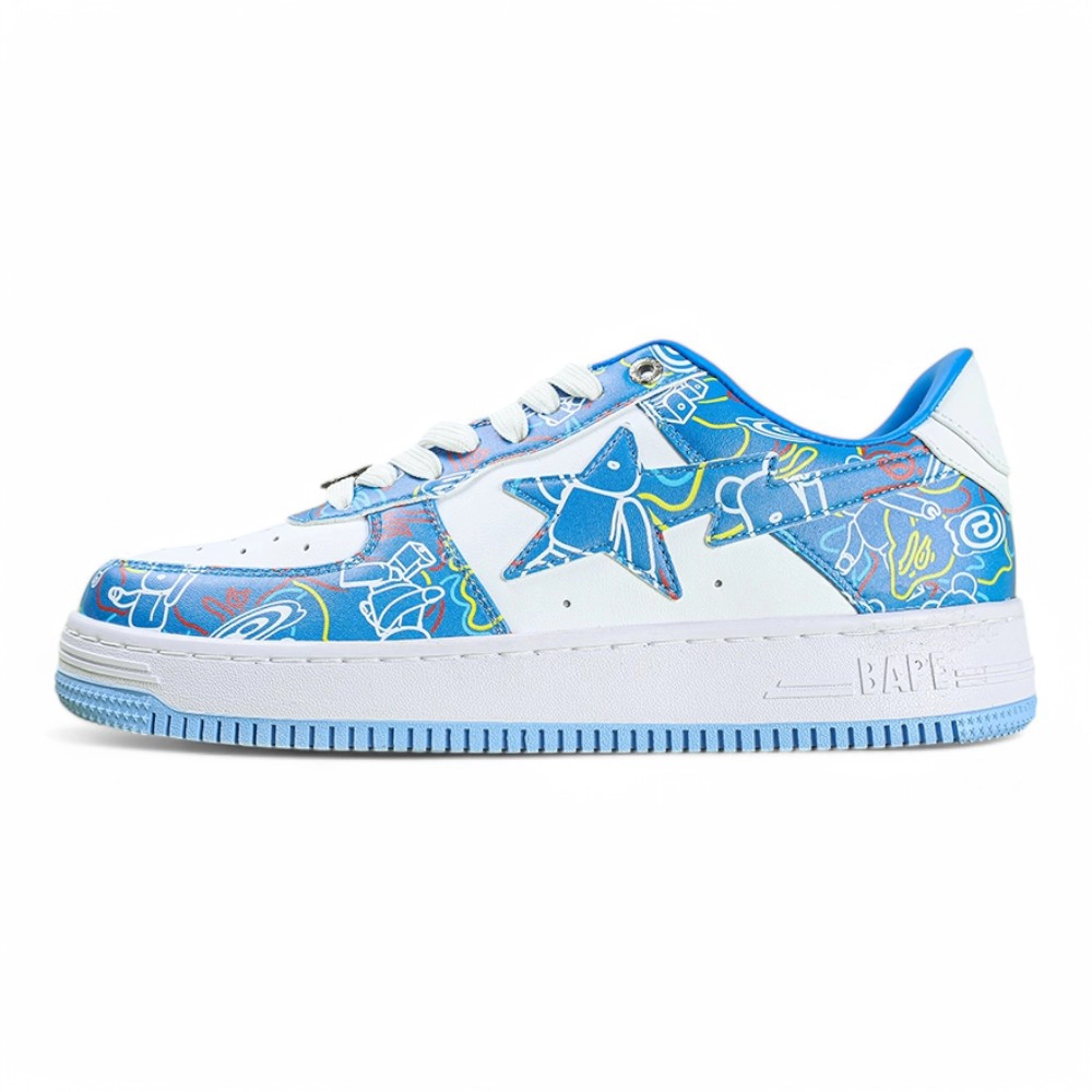 A Bathing Ape Bape Sta Medicom Toy Bearbrick Camo Blue