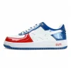 A BATHING APE BapeSta ‘France’ National Color White Red Blue Low Sneakers