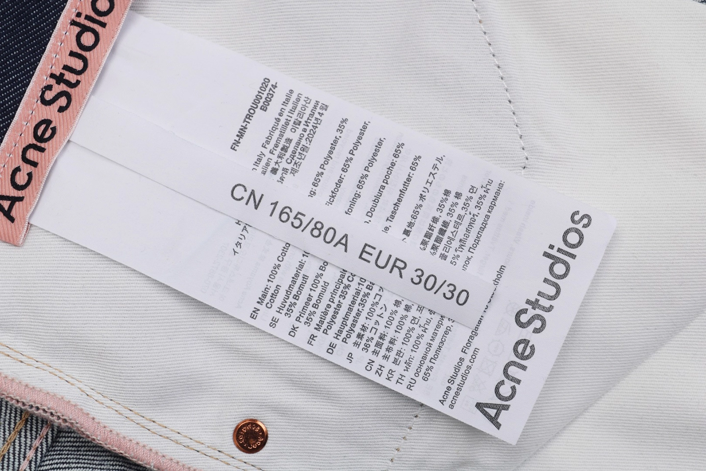 Wash tag