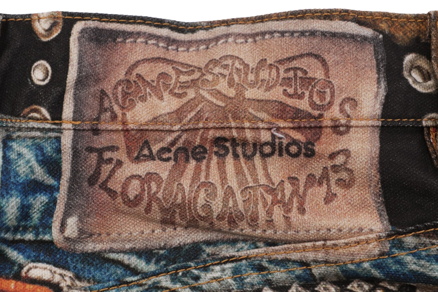 Acne Studios Multi-Belt Pattern Denim Jeans6.jpeg