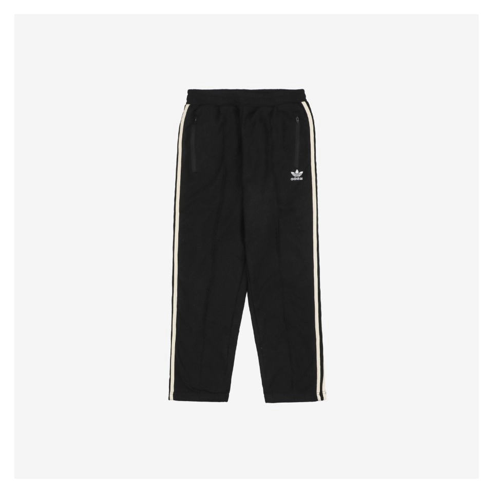 Adidas Trefoil Waffle Textured Track Pants Black