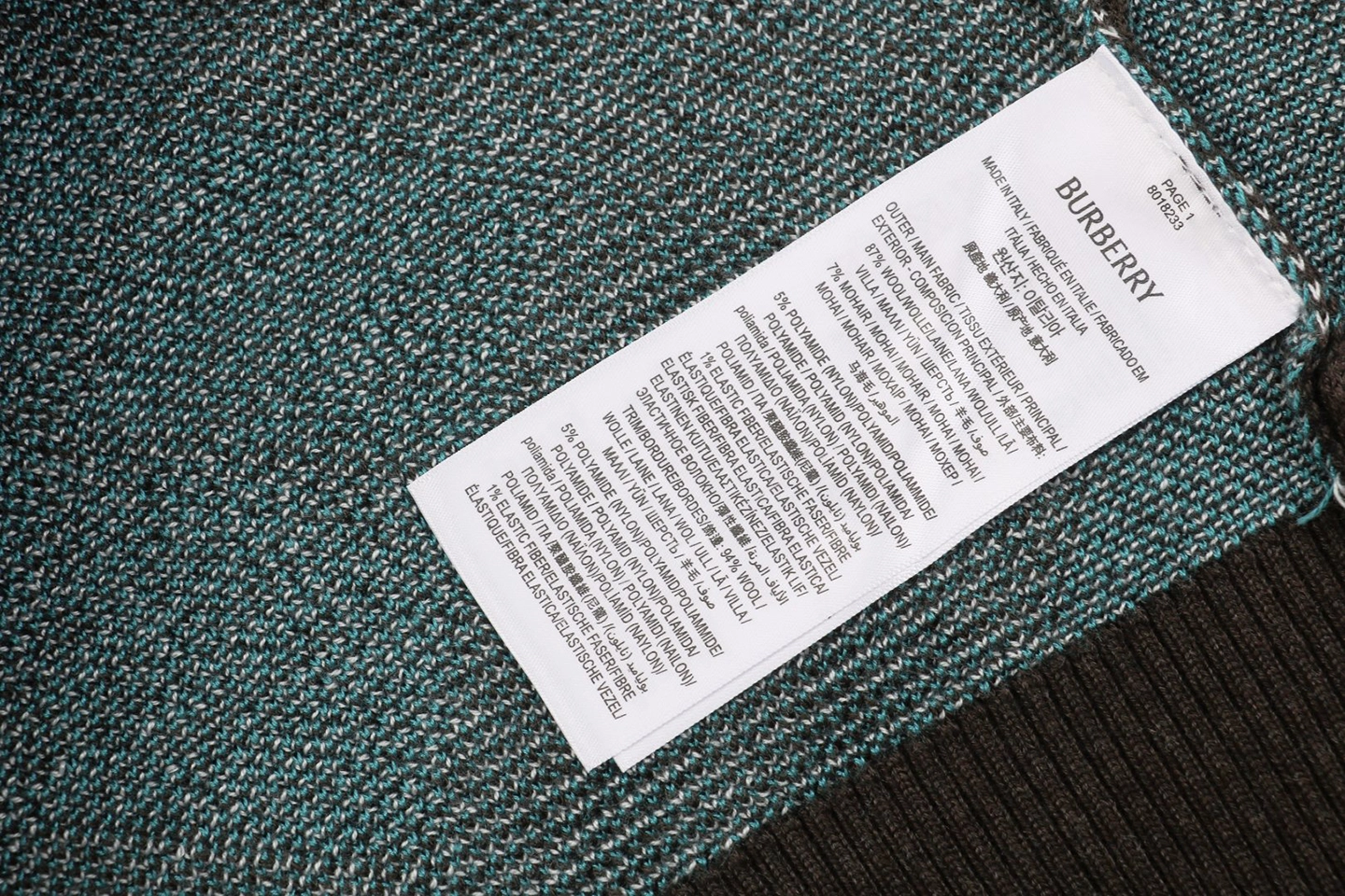 Wash tag