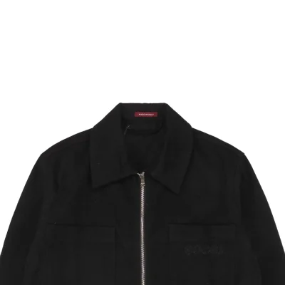Back G Letter Heat-Applied Diamond Embellishment Cargo Jacket2.jpeg
