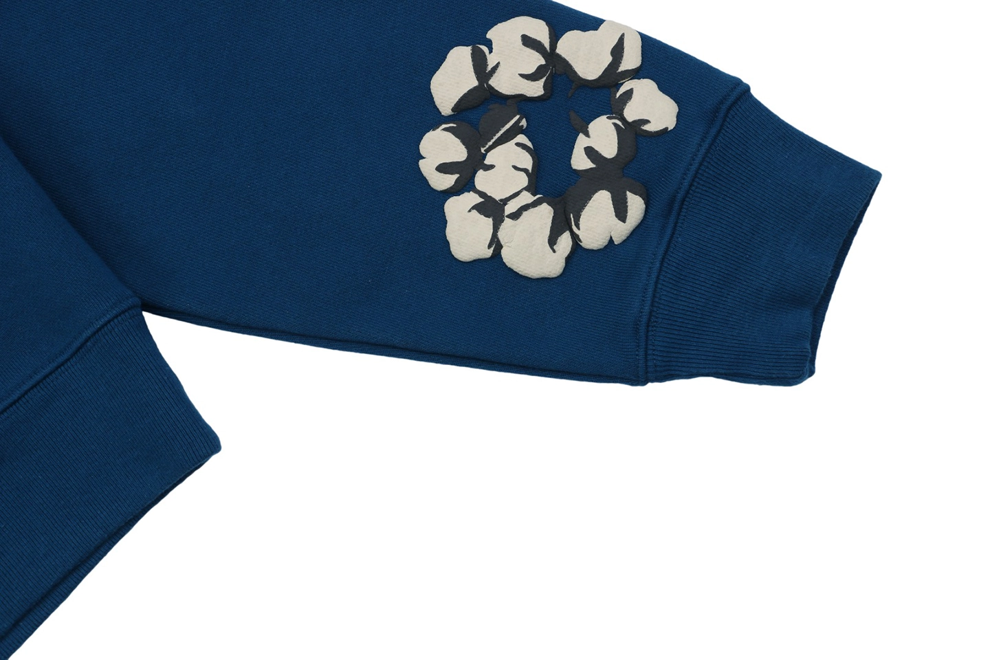 Denim Tears x CPFM Cotton Puff Print Hoodie Dark Blue6.jpeg