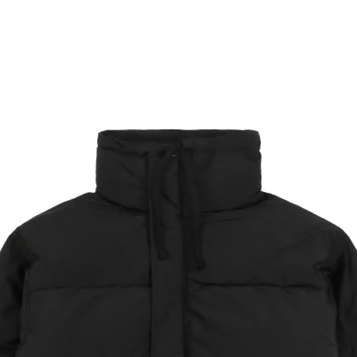 Essentials Double-Stitch Stand Collar Puffer Jacket Black2.jpeg