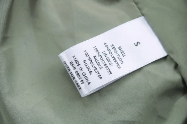 Wash tag