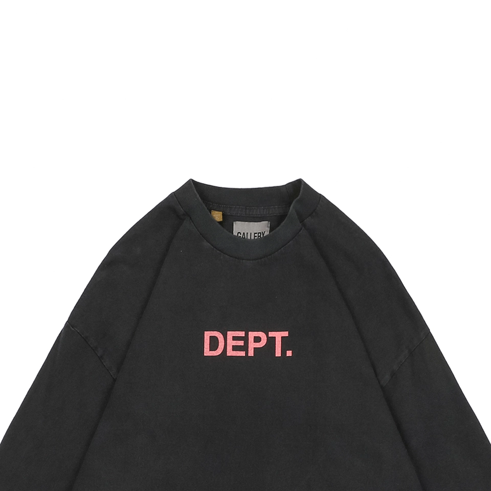 Gallery Dept Pink Letter Graffiti Painted Print Long Sleeve Shirt6.jpg