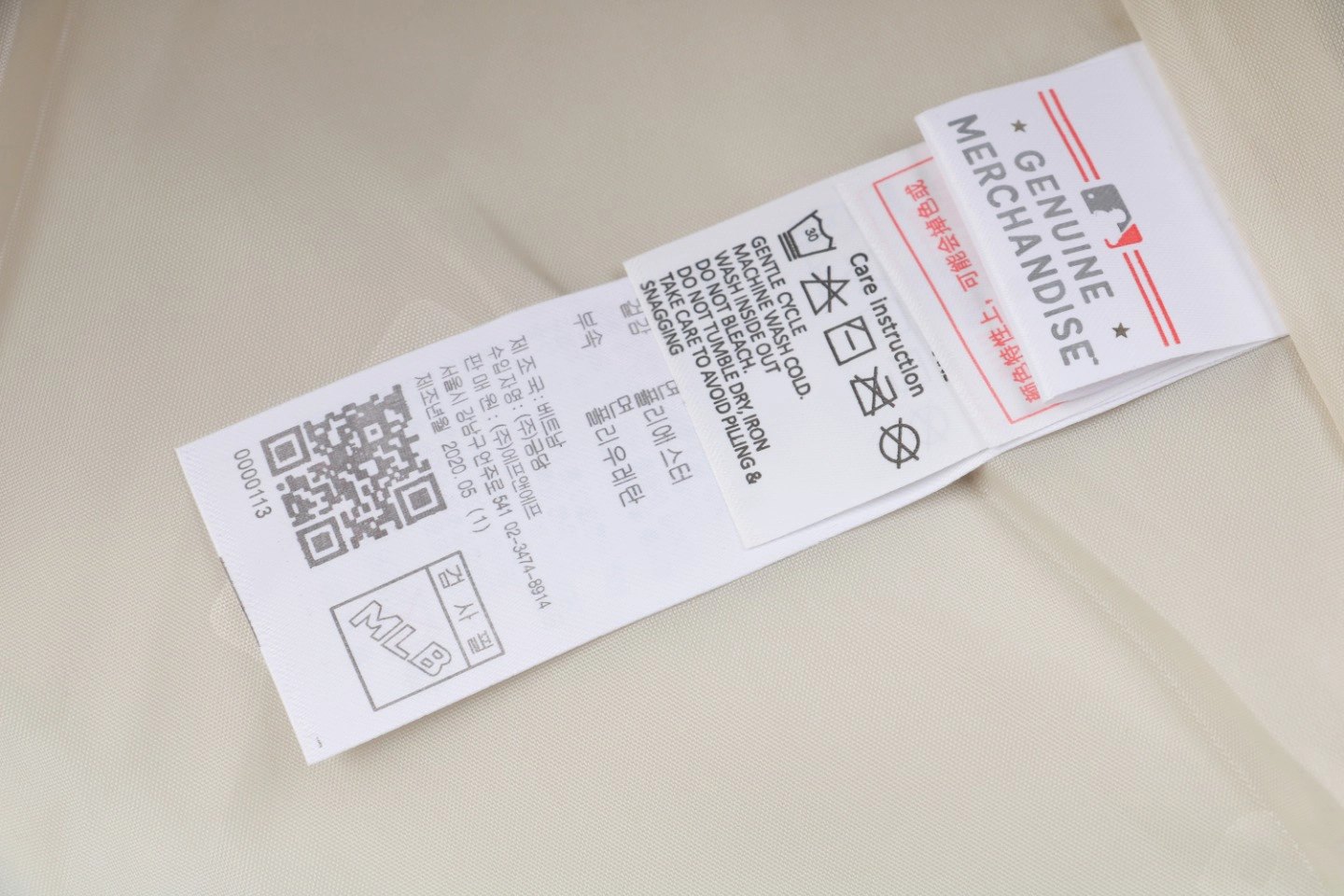 Wash tag