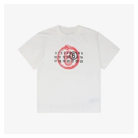 Maison Margiela Year of the Snake Number Print T-Shirt