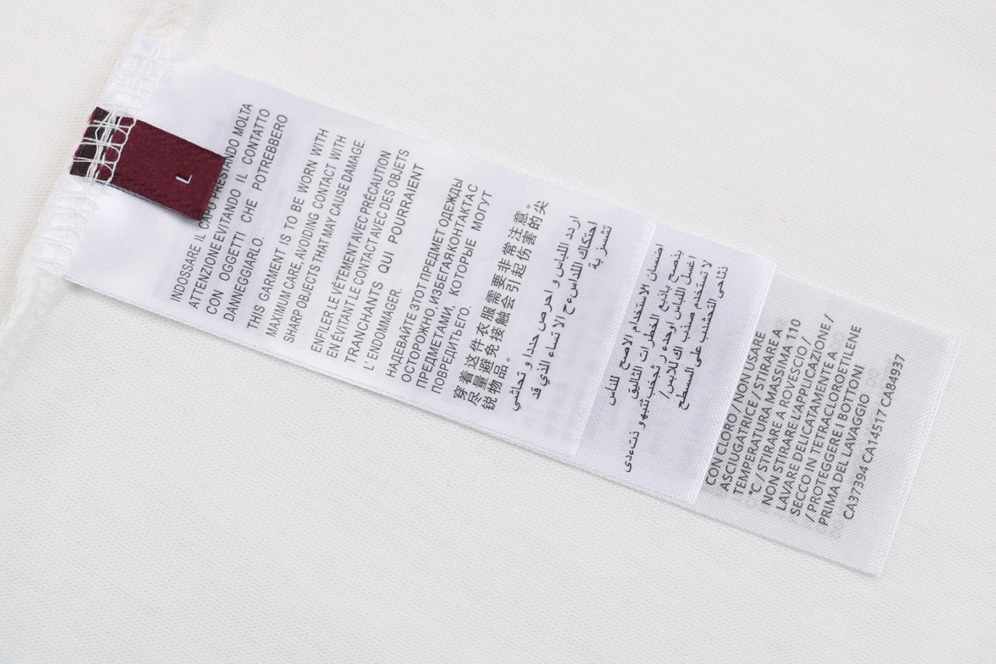 Wash tag
