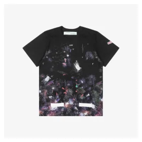OFF-WHITE 'Starry Fireworks' Paint-Splatter Arrows Print T-Shirt
