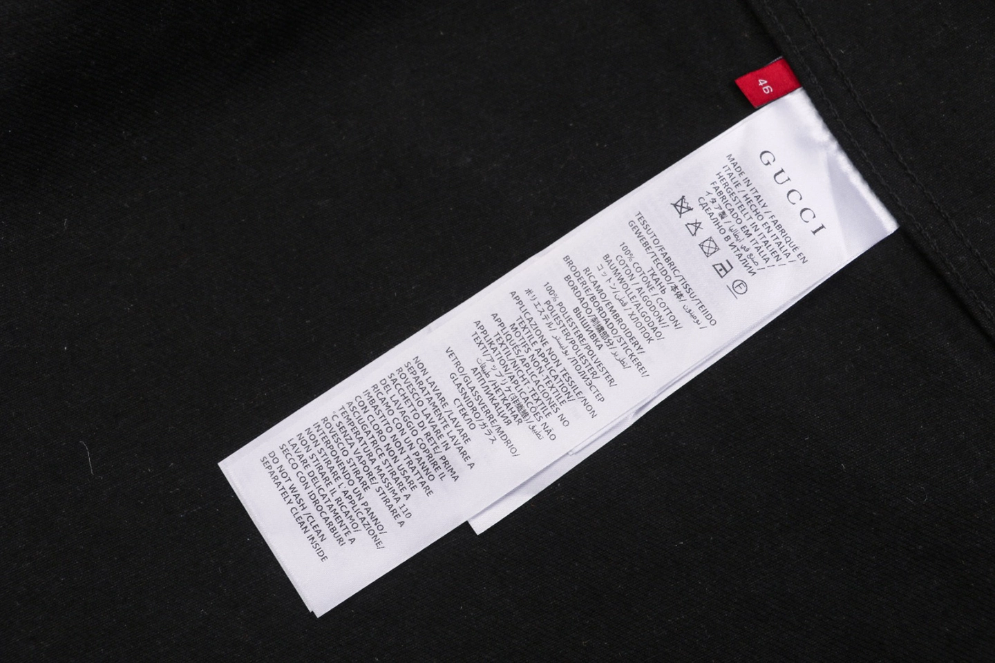 Wash tag