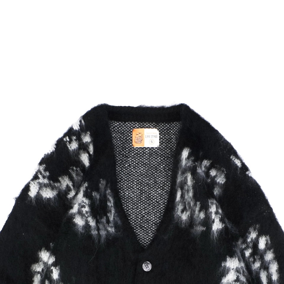 Saint Michael Cotton Pattern Cardigan Sweater1.jpeg