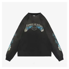 Saint Michael Dice Letter Print Shirt