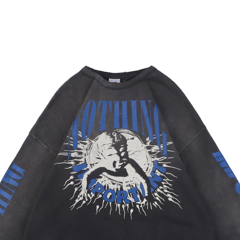 Saint Michael Holy Infant Tadpole Print Crewneck Sweatshirt8.jpeg