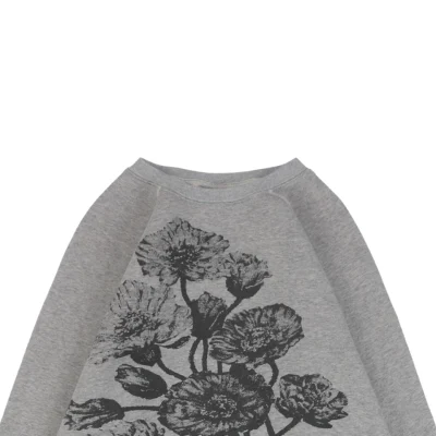 Saint Michael Poppy Floral Distressed Print Crewneck Sweatshirt1.jpeg