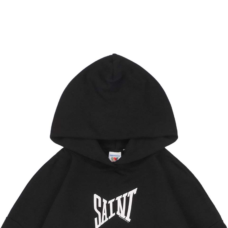 Saint Michael Ribon Saint Letter Print Hoodie1.jpeg