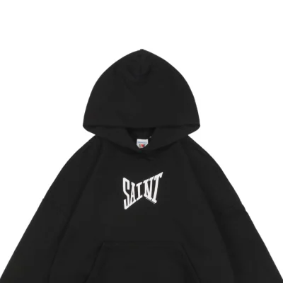 Saint Michael Ribon Saint Letter Print Hoodie2.jpeg