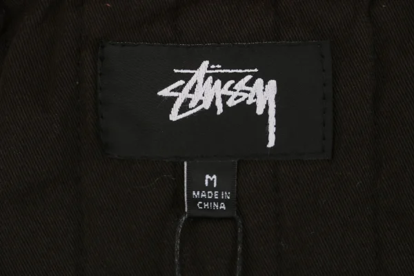 Stussy Blurred Graffiti Letter Print Jacket Red9.jpeg