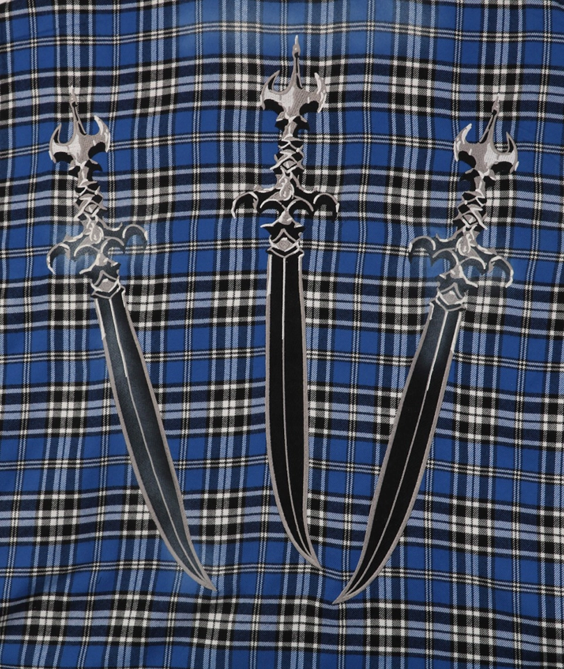 Thug Club Sword Embroidery Plaid Shirt Jacket9.jpeg
