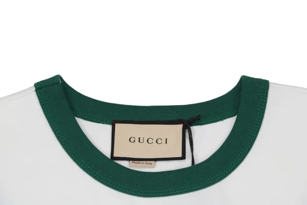 Neckline and tag