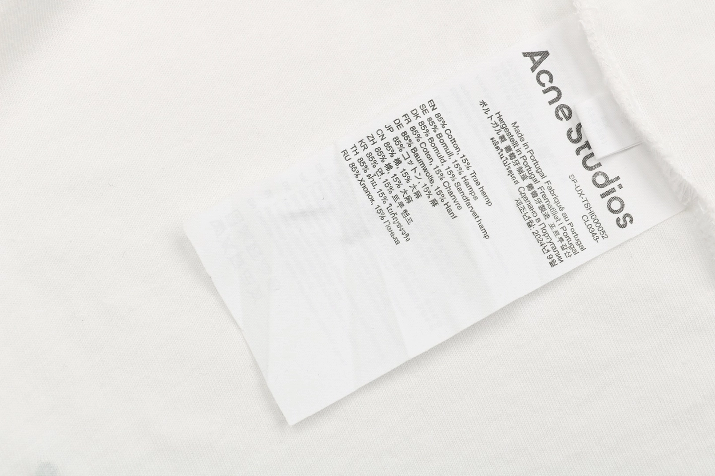 Wash tag