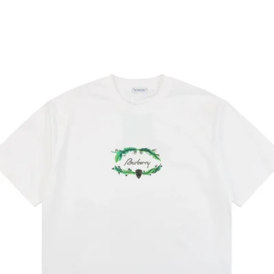 BBrry B-Letter Green Ring Embroidered Short-Sleeve T-Shirt3.jpeg