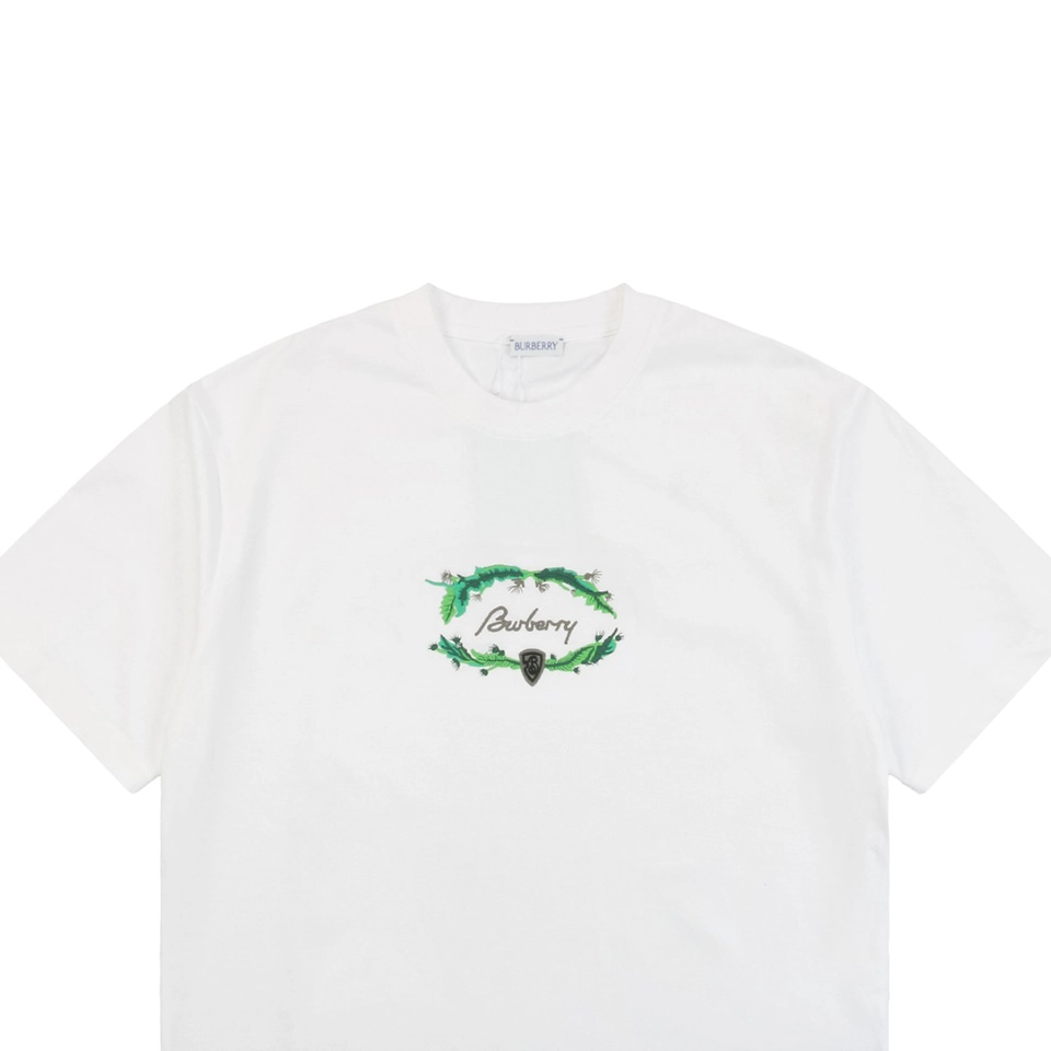 BBrry B-Letter Green Ring Embroidered Short-Sleeve T-Shirt3.jpeg