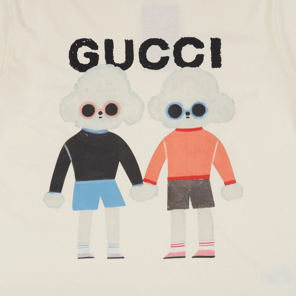 Couple Dog Graphic Print