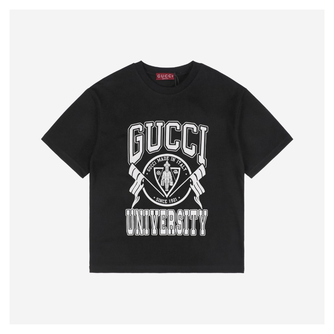 Crest G Letter Print T-Shirt