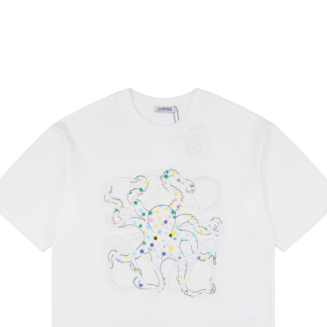 L Colorful Octopus Flower Patch Embroidery T-Shirt2.jpeg