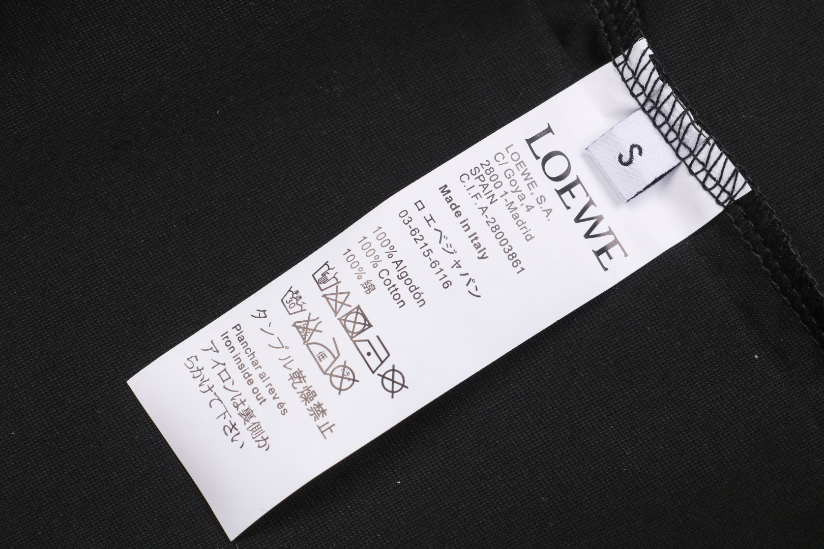 Wash tag
