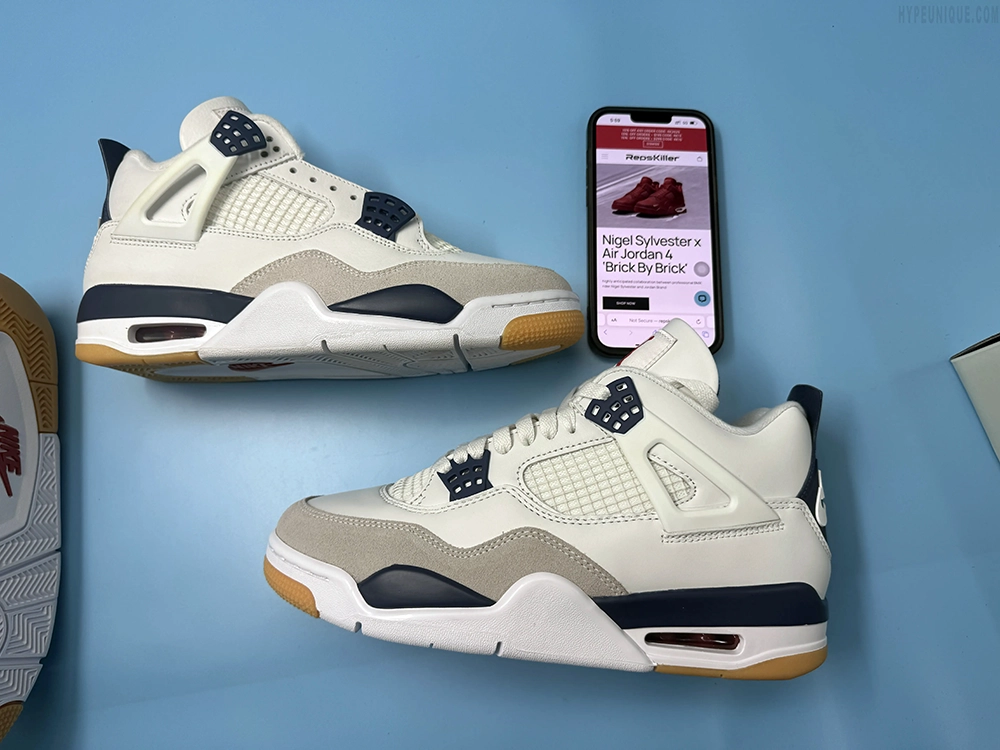 Nike SB x Air Jordan 4 Retro SP ‘Navy’ Reps1