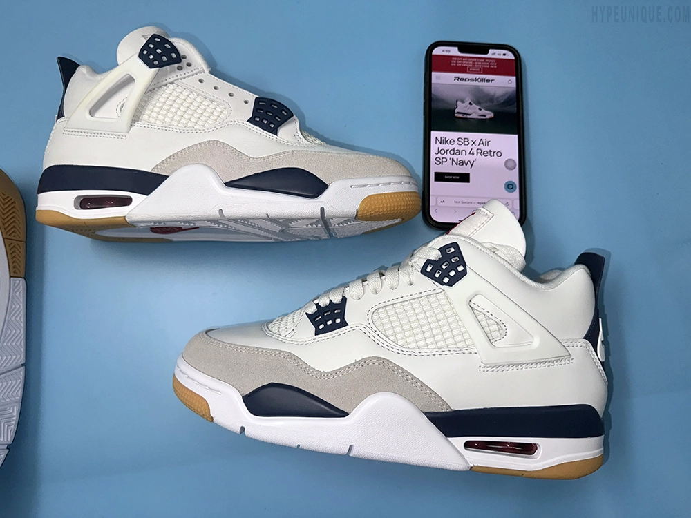 Nike SB x Air Jordan 4 Retro SP ‘Navy’ Reps2