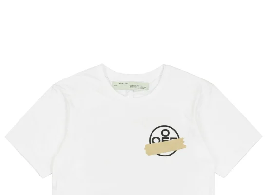 OFF-WHITE CO Virgil Yellow Tape Arrows Print Short-Sleeve T-Shirt12.jpeg