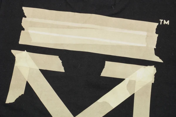 OFF-WHITE CO Virgil Yellow Tape Arrows Print Short-Sleeve T-Shirt8.jpeg