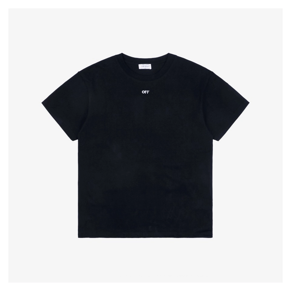 OFF-WHITE c:o Virgil Subtle Anchor Arrows Embroidered Short-Sleeve T-Shirt6.jpeg