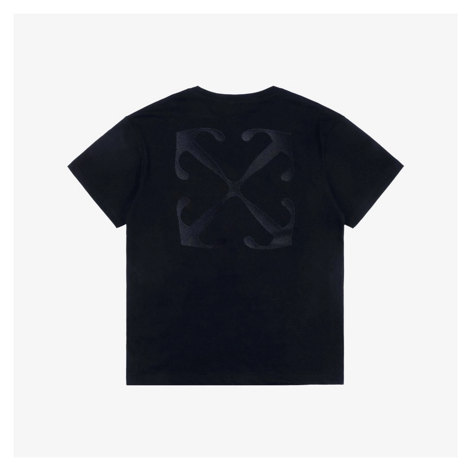 OFF-WHITE c/o Virgil Subtle Anchor Arrows Embroidered Short-Sleeve T-Shirt