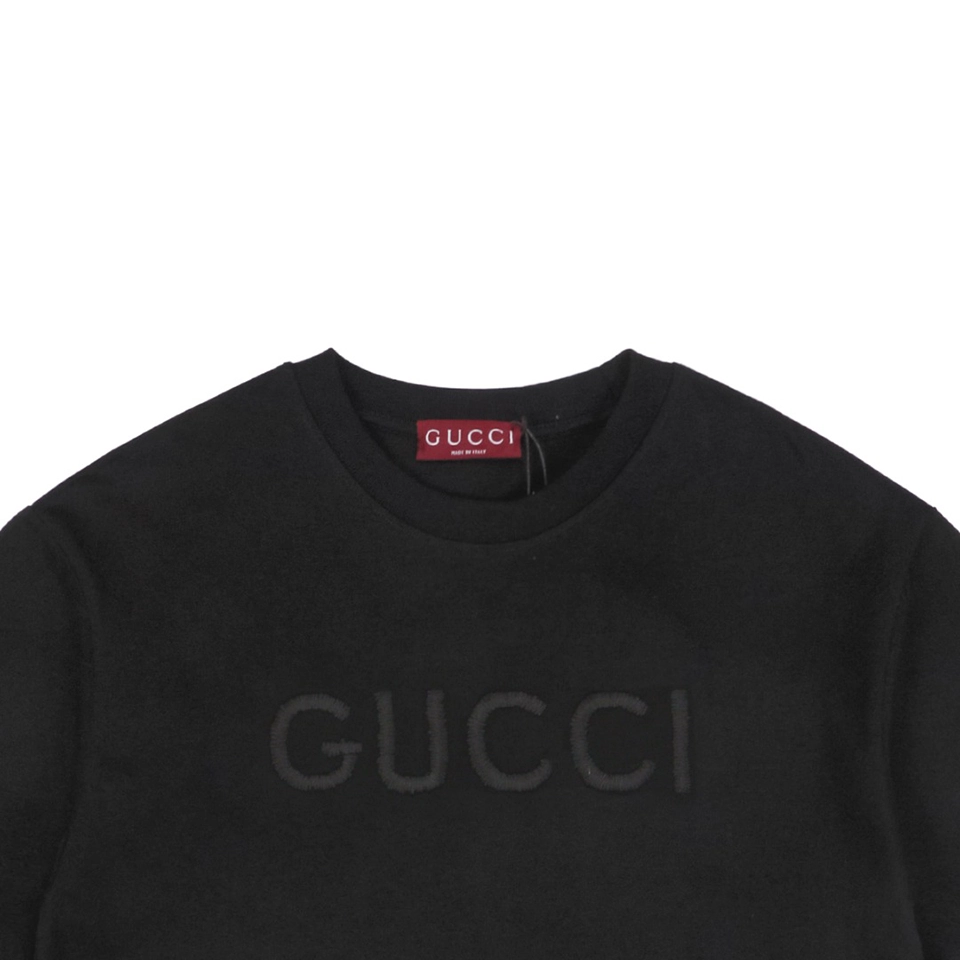 Subtle Pattern Single-Row G Letter Embroidered Short-Sleeve T-Shirt10.jpeg