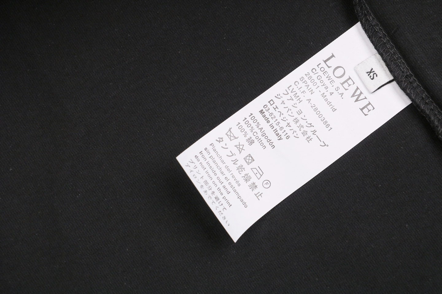 Wash tag