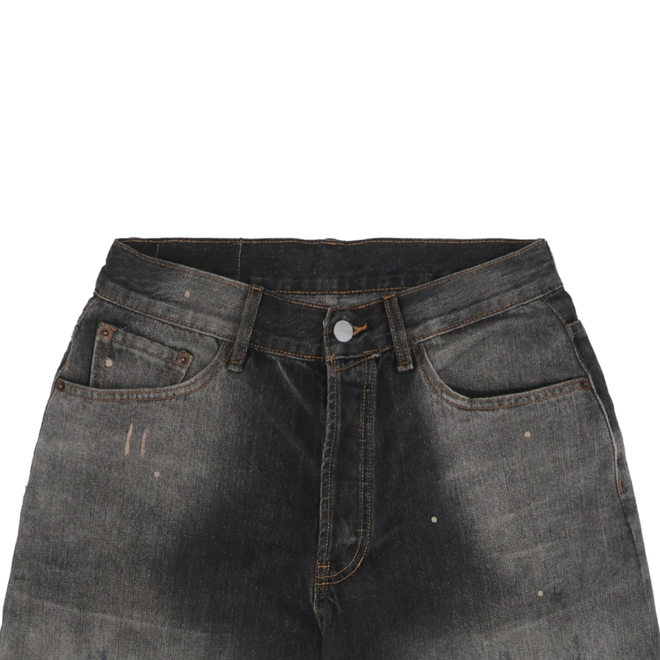 Acne Studios Paint-Splatter Cropped Denim Shorts2.jpeg