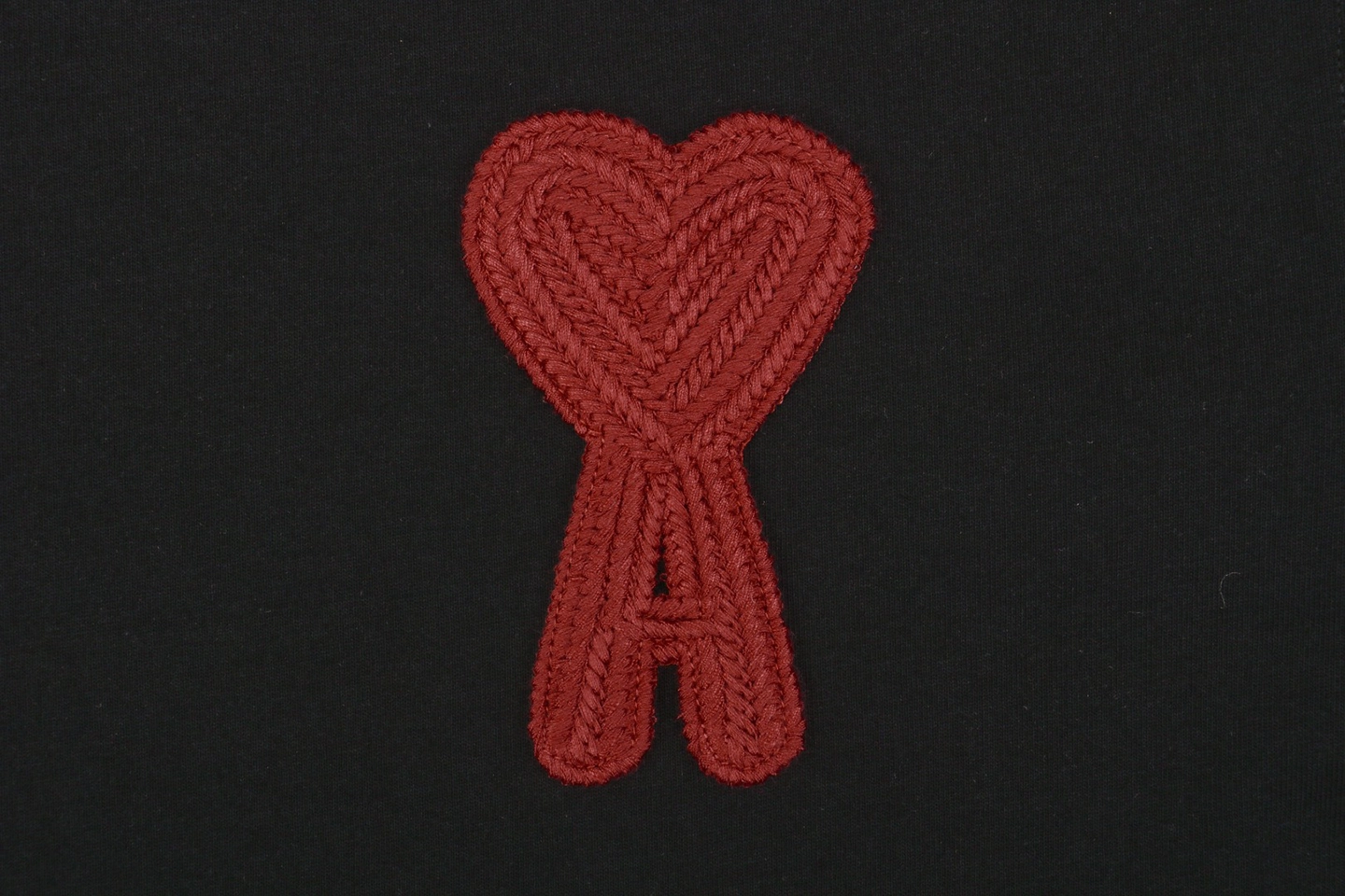 Ami Playful Heart Embroidery T-Shirt5.jpeg